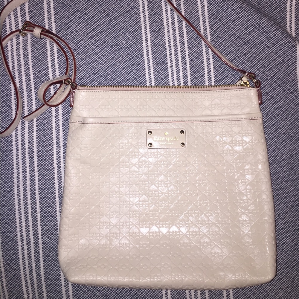 Kate Spade authentic white/cream crossbody